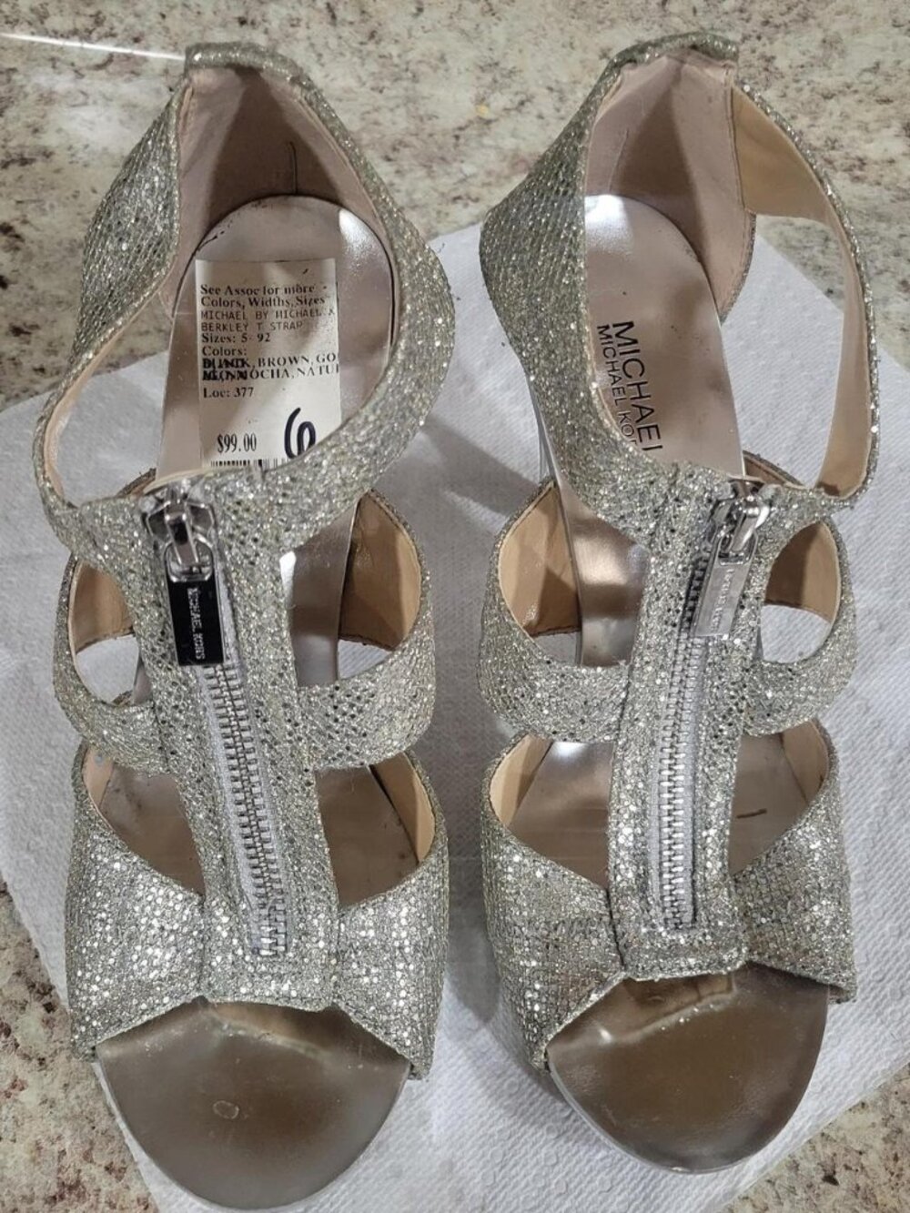 Michael Kors Women's Silver Footwear